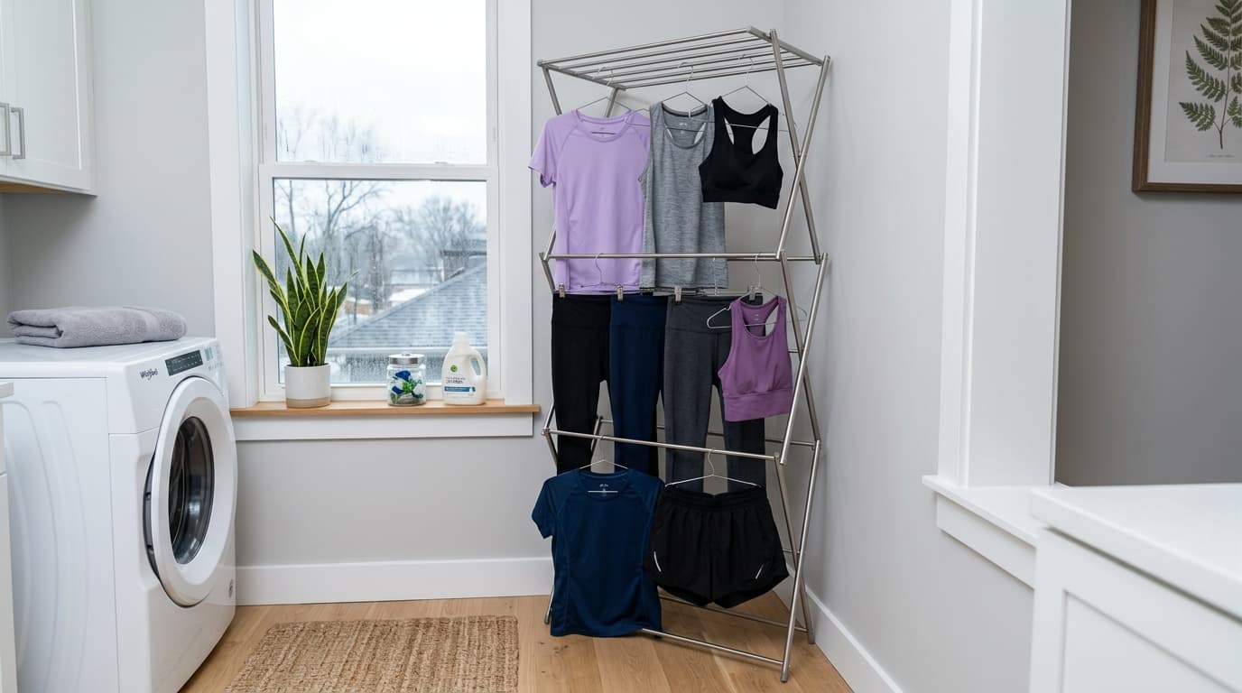 Como Secar Roupa em Apartamento Pequeno no Inverno: 3 Truques