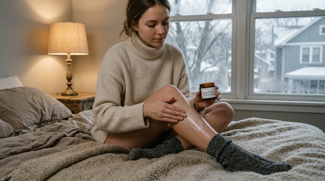 Pele Ressecada e Descamando no Frio? O Fim da "Canela Russa"