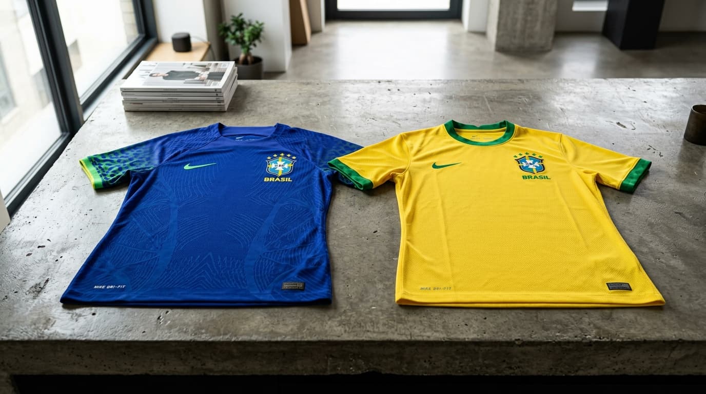 Qual a melhor camisa do Brasil 2026? Azul do Neymar vs. Amarela Personalizada (Review)